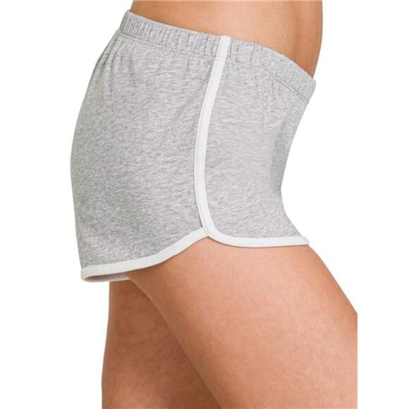 Zenana‎ Elastic Waistband Dolphin Shorts - Picture 2 of 3